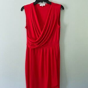 Calvin Klein Size Medium, Red/Orange Dress